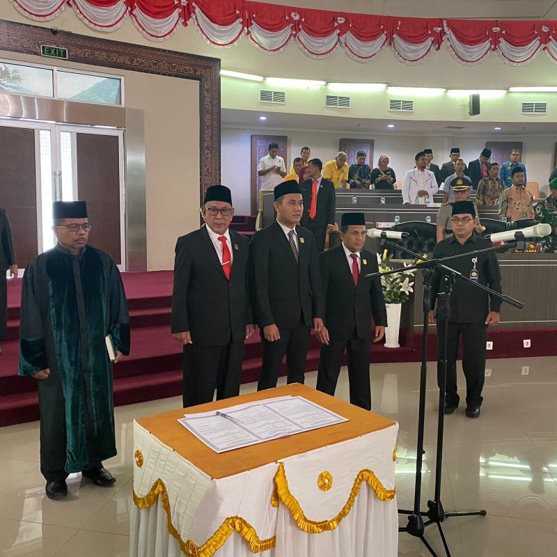 Hari ini Pimpinan DPRD Definitif Kabupaten Sijunjung Resmi Ditetapkan