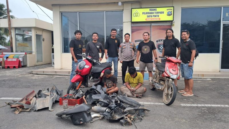 POLSEK LUBUK TAROK DAN TIM OPSNAL POLRES SIJUNJUNG BERHASIL UNGKAP MALING SEPEDA MOTOR YANG MEMBUAT RESAH WARGA.